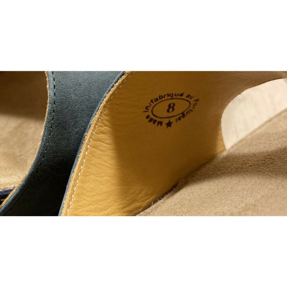 John Fluevog Women’s Size 8 Teal Sandals, Buckle S - Picture 8 of 10